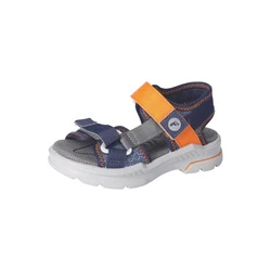 Ricosta Sandale Grau/Rot/Orange/Hellblau/Dunkelblau