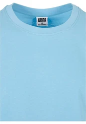 URBAN CLASSICS T-Shirt Open Edge Sleeveless Tee Hellblau/Blau