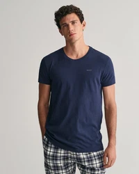 Gant C-NECK T-SHIRT 4-PACK Marineblau/Wei