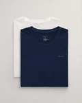 Gant C-NECK T-SHIRT 4-PACK Marineblau/Wei