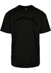 URBAN CLASSICS T-Shirt Urban Classics Herren Oversized Gate Tee Schwarz/Creme/Rot/Dunkelrot