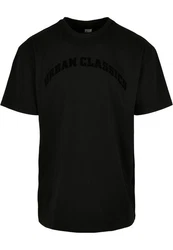 URBAN CLASSICS T-Shirt Urban Classics Herren Oversized Gate Tee Schwarz/Creme/Rot/Dunkelrot