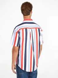 Tommy Jeans Kurzarmhemd TJM RLX STRIPES SHIRT mehrfarbig