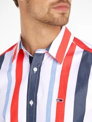 Tommy Jeans Kurzarmhemd TJM RLX STRIPES SHIRT mehrfarbig