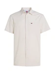 Tommy Jeans Kurzarmhemd TJM REG STRIPE SEERSUCKER SHIRT Beige/Khaki/Weiß/Rot