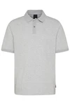 bugatti Poloshirt 2-Tone Optik Grau/Hellgrau