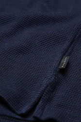 bugatti Poloshirt 2-Tone Optik Dunkelblau/Blau