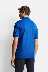 bugatti Poloshirt mit Reißverschluss Blau/Dunkelblau