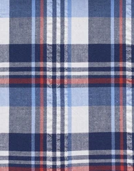 bugatti Hemd Lila/Rot/Hellblau/Mischfarben/Dunkelblau/Blau