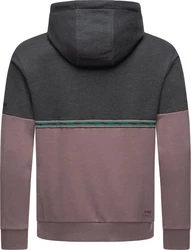 Ragwear Hoodie Blocky Hoody Sportlicher Herren Kapuzenpullover Mischfarben/Hellgrau/Grau/Dunkelgrau