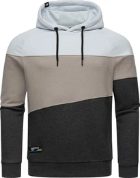 Kapuzenpullover Thres Sportlicher Herren Pullover mit Blockstreifen