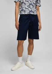 HECHTER PARIS Chinohose mit elastischem Bund Dunkelblau/Blau/Hellblau
