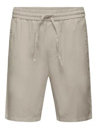 Chinoshorts Leichte Stoff Shorts Bermuda Hose ONSLINUS 5058 in Beige