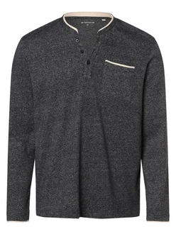 TOM TAILOR Langarmshirt Dunkelgrau/Hellgrau/Grau