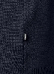 MAERZ Muenchen Pullunder Dunkelblau/Blau