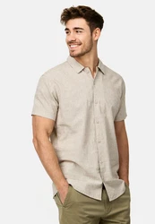 Indicode Hemd INGiulionus Beige/Khaki/Braun