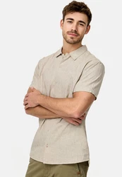 Indicode Hemd INGiulionus Beige/Khaki/Braun