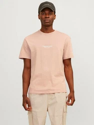 Jack & Jones T-Shirt JORVESTERBRO Rosa/Beige