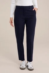 WE Fashion Anzughose Dunkelblau/Blau
