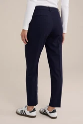 WE Fashion Anzughose Dunkelblau/Blau