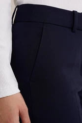 WE Fashion Anzughose Dunkelblau/Blau