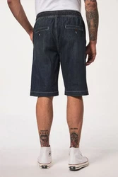 JP1880 Bermudas Bermuda Jeanslook 4-Pocket Relaxed Fit Dunkelblau/Blau