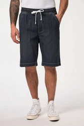 JP1880 Bermudas Bermuda Jeanslook 4-Pocket Relaxed Fit Dunkelblau/Blau