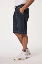 JP1880 Bermudas Bermuda Jeanslook 4-Pocket Relaxed Fit Dunkelblau/Blau
