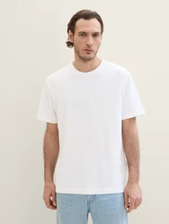 TOM TAILOR T-Shirt Weiß