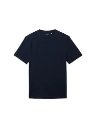 TOM TAILOR T-Shirt Dunkelblau/Schwarz