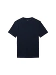 TOM TAILOR T-Shirt Dunkelblau/Schwarz