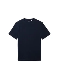T-Shirt T-Shirt mit Piqu Struktur