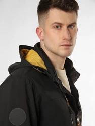 camel active Funktionsjacke Schwarz/Dunkelgrau