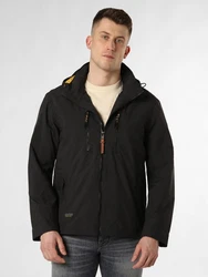 camel active Funktionsjacke Schwarz/Dunkelgrau