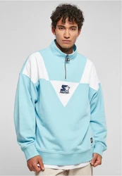 Starter Black Label Rundhalspullover Hellblau/Blau
