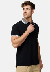 Indicode Poloshirt INJamie Dunkelblau/Schwarz/Rot