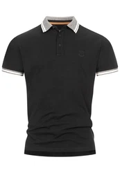 Indicode Poloshirt INJamie Dunkelblau/Schwarz/Rot