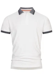 Indicode Poloshirt INJamie Weiß/Creme