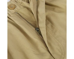 Allthemen Caprihose Herren Cargo Shorts Khaki