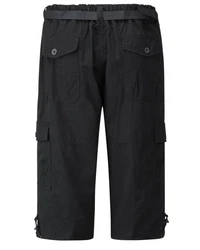 Allthemen Caprihose Herren Cargo Shorts 