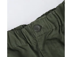 Allthemen Caprihose Herren Cargo Shorts Dunkelgrün/Khaki/Grün