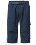 Allthemen Caprihose Herren Cargo Shorts Blau/Dunkelblau/Hellblau