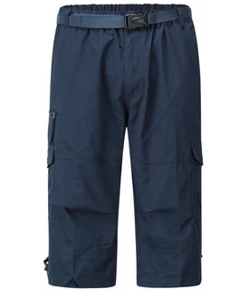 Allthemen Caprihose Herren Cargo Shorts Blau/Dunkelblau/Hellblau