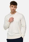 Indicode Herren Pullover INChips Khaki/Beige/Weiß/Creme/Braun