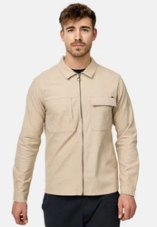 Indicode Langarmhemd INEuron Beige/Khaki