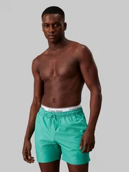 Calvin Klein Swimwear Badeshorts mit Logo Türkis/Grün