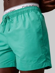 Calvin Klein Swimwear Badeshorts mit Logo Türkis/Grün