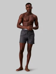 Calvin Klein Swimwear Badeshorts mit Logo Dunkelgrau/Grau