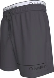 Calvin Klein Swimwear Badeshorts mit Logo Dunkelgrau/Grau