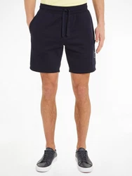 Tommy Hilfiger Sweatshorts FLAG LOGO BADGE SWEATSHORTS Dunkelblau/Blau